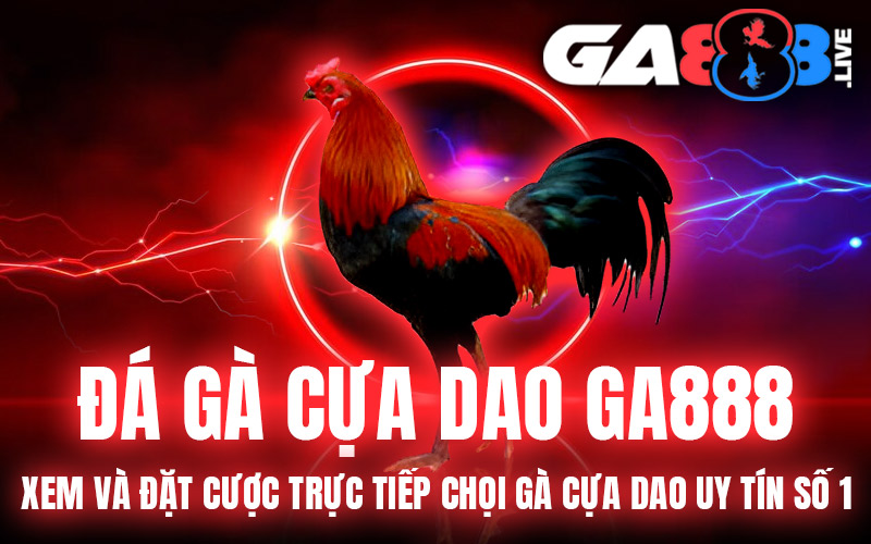 Đá Gà Cựa Dao GA888 – Xem Và Đặt Cược Trực Tiếp Chọi Gà Cựa Dao Uy Tín Số 1